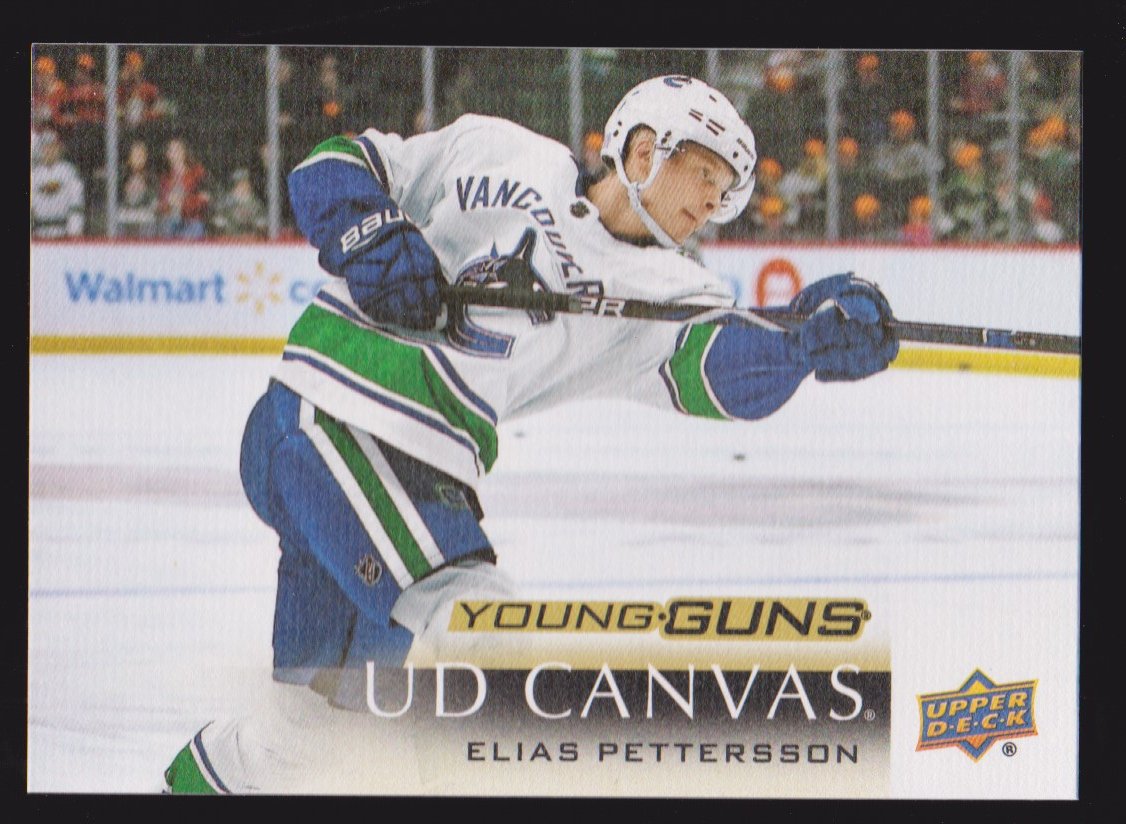 (image for) 2018-19 Upper Deck Canvas #C211 Elias Pettersson YG RC